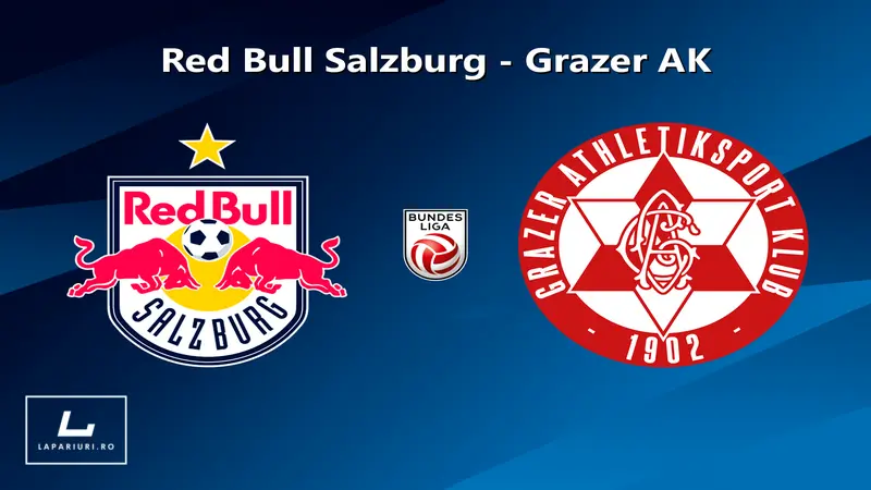 Red Bull Salzburg - Grazer AK ponturi pariuri fotbal 09.08.2025