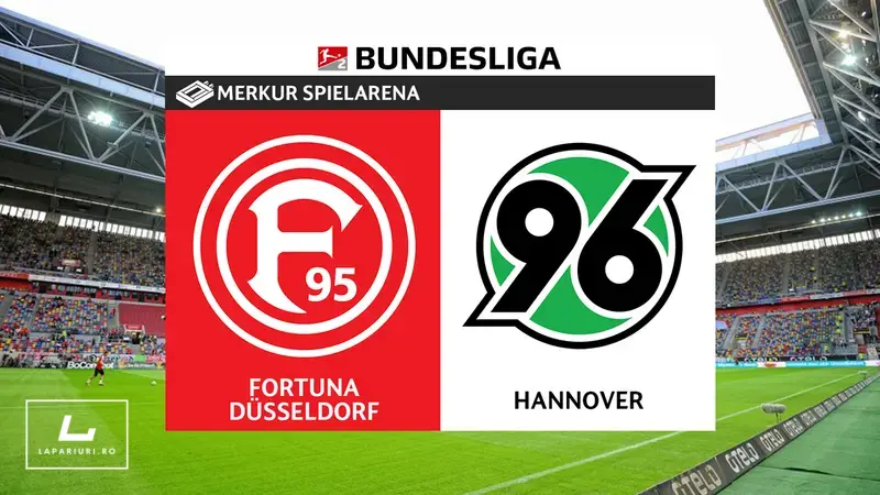 Fortuna Dusseldorf - Hannover ponturi pariuri fotbal 09.08.2025