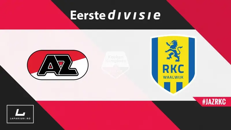 Jong AZ - RKC Waalwijk ponturi pariuri fotbal 11.08.2025