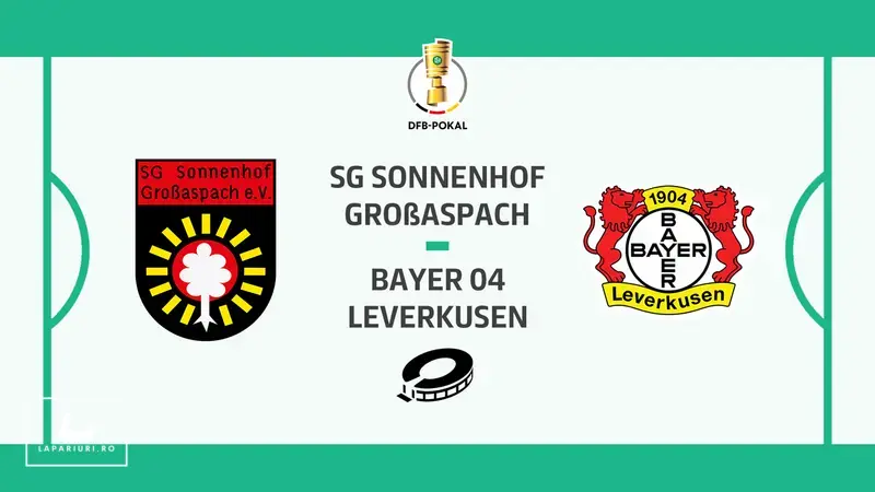 Sonnenhof Grossaspach - Bayer Leverkusen ponturi pariuri fotbal 15.08.2025
