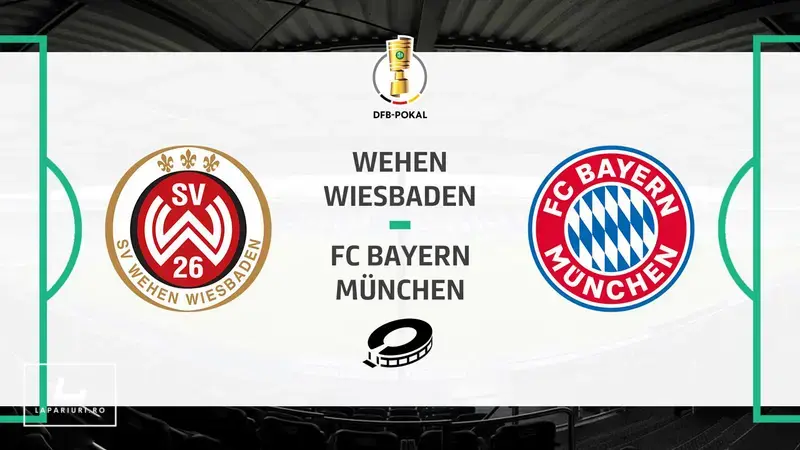 Wehen Wiesbaden - Bayern Munich ponturi pariuri fotbal 27.08.2025