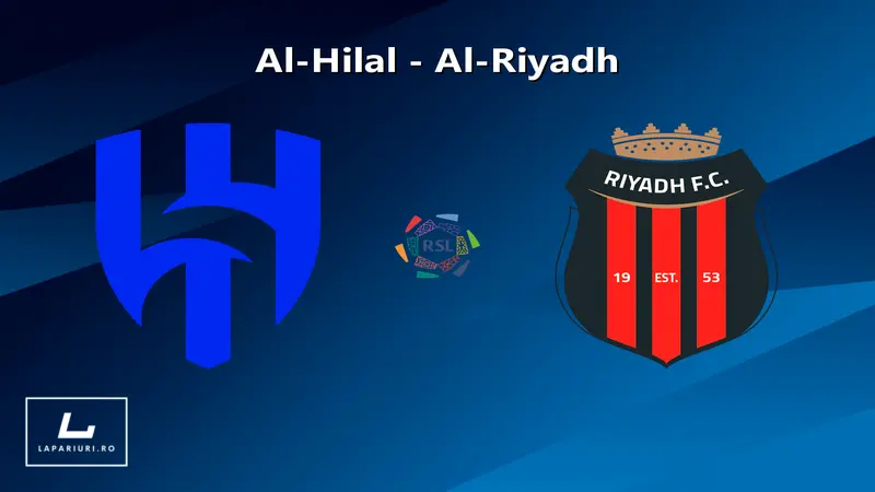 AlHilal - AlRiyadh ponturi pariuri fotbal 29.08.2025