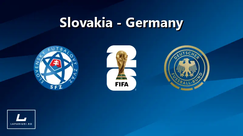 Slovakia - Germany ponturi pariuri fotbal 04.09.2025
