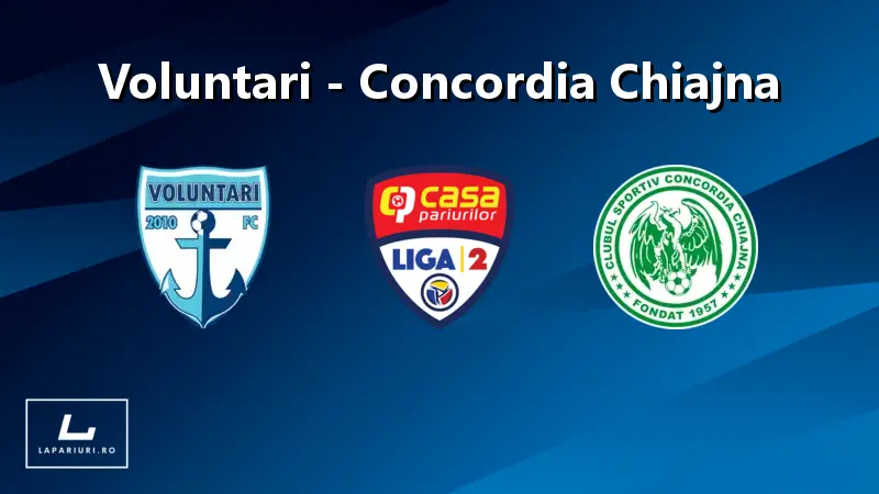 Voluntari - Concordia Chiajna ponturi pariuri fotbal 11.09.2025