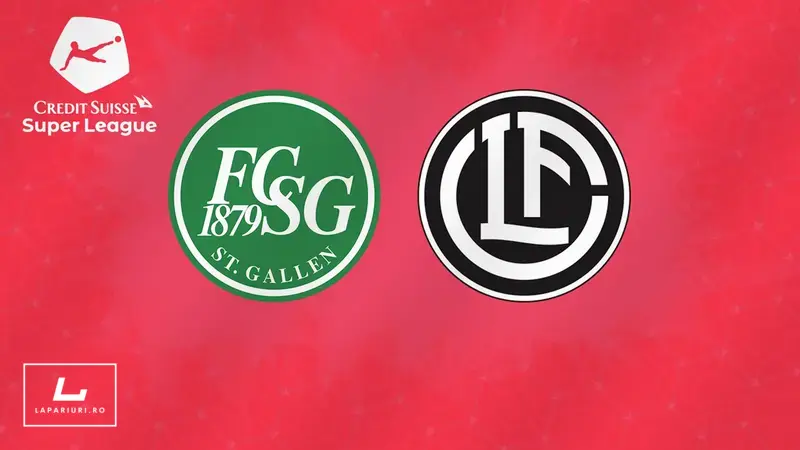 St Gallen - Lugano ponturi pariuri fotbal 13.09.2025
