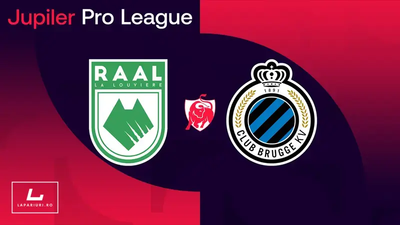 RAAL La Louviere - Club Brugge ponturi pariuri fotbal 13.09.2025