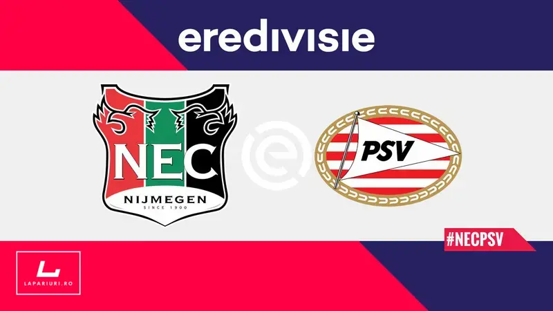 NEC Nijmegen - PSV Eindhoven ponturi pariuri fotbal 13.09.2025