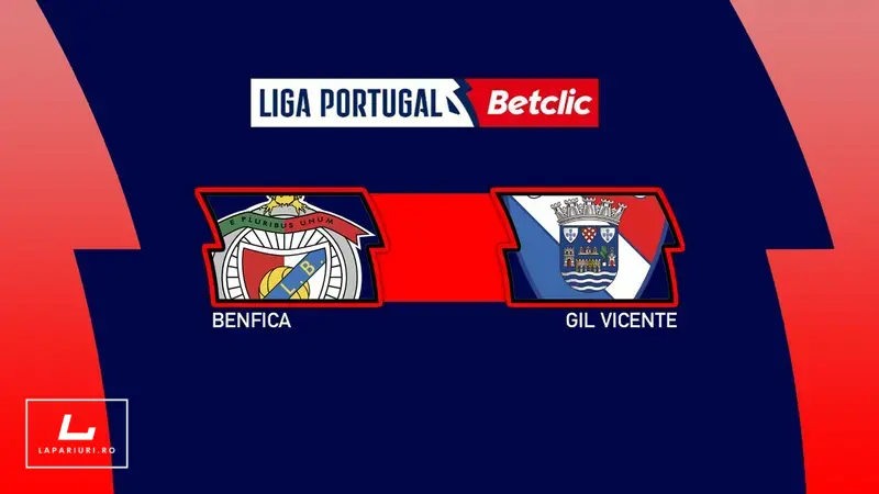Benfica - Gil Vicente ponturi pariuri fotbal 26.09.2025