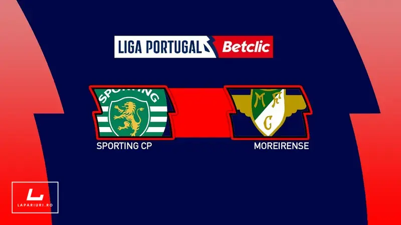 Sporting CP - Moreirense ponturi pariuri fotbal 22.09.2025