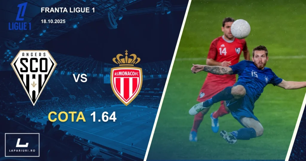 Angers - Monaco ponturi pariuri fotbal 18.10.2025