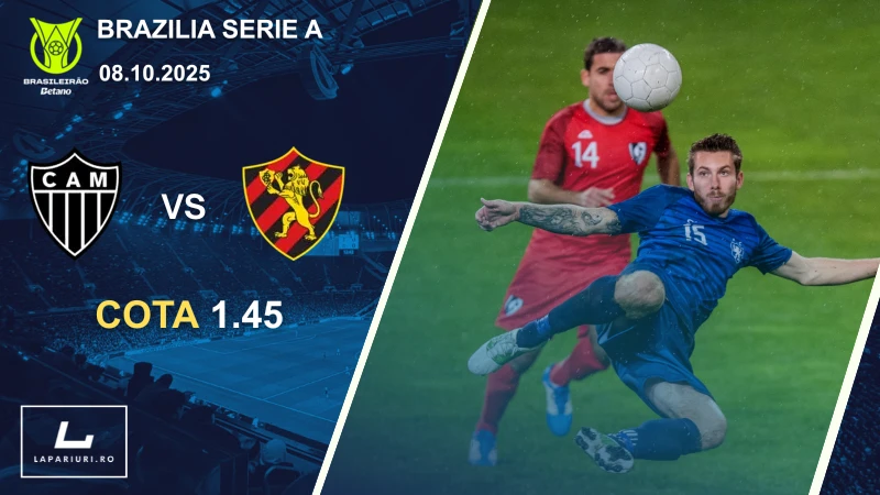 Atletico Mineiro - Sport Club do Recife ponturi pariuri fotbal 08.10.2025