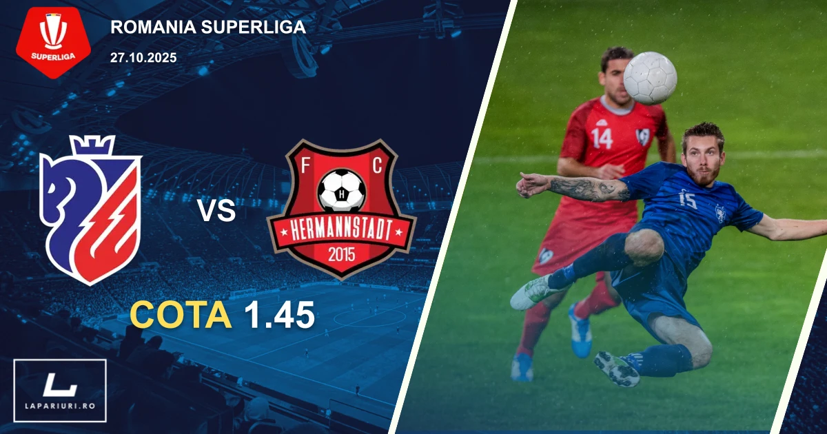 Botosani - Hermannstadt ponturi pariuri fotbal 27.10.2025