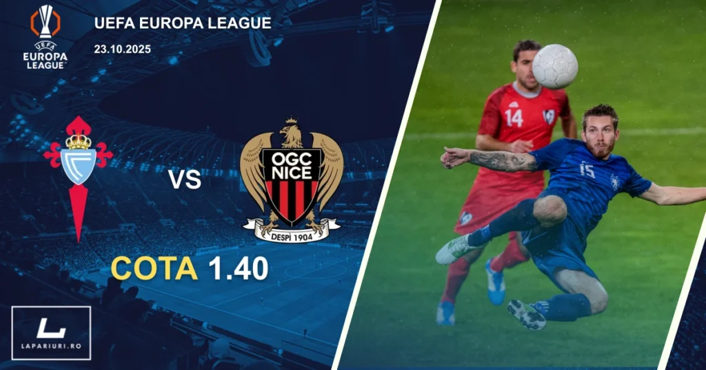 Celta Vigo - Nice ponturi pariuri fotbal 23.10.2025