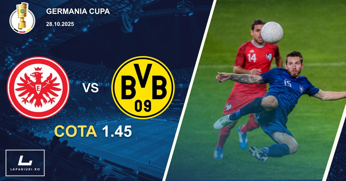 Eintracht Frankfurt - Borussia Dortmund ponturi pariuri fotbal 28.10.2025