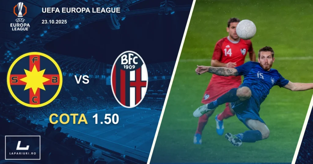 FCSB - Bologna ponturi pariuri fotbal 23.10.2025