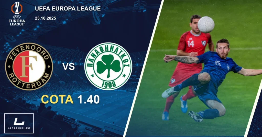 Feyenoord - Panathinaikos ponturi pariuri fotbal 23.10.2025
