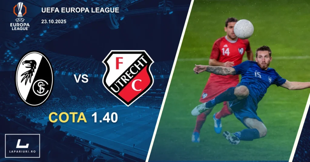 Freiburg - Utrecht ponturi pariuri fotbal 23.10.2025