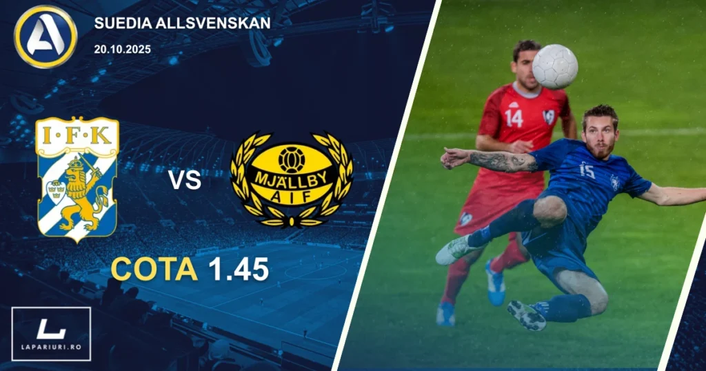 IFK Gothenburg - Mjallby ponturi pariuri fotbal 20.10.2025