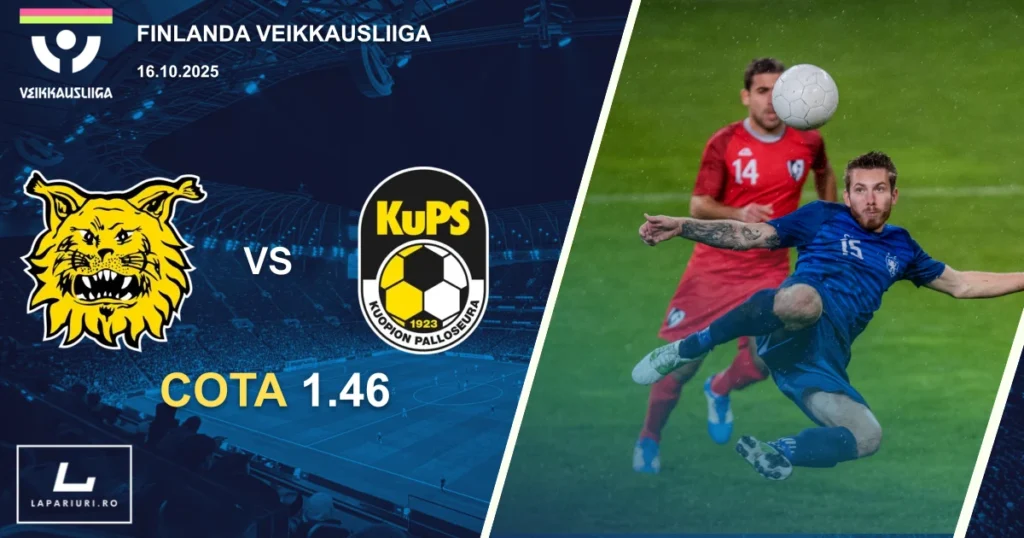 Ilves - KuPS ponturi pariuri fotbal 16.10.2025