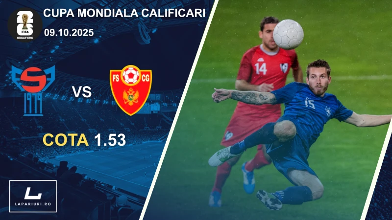 Insulele Feroe - Muntenegru ponturi pariuri fotbal 09.10.2025