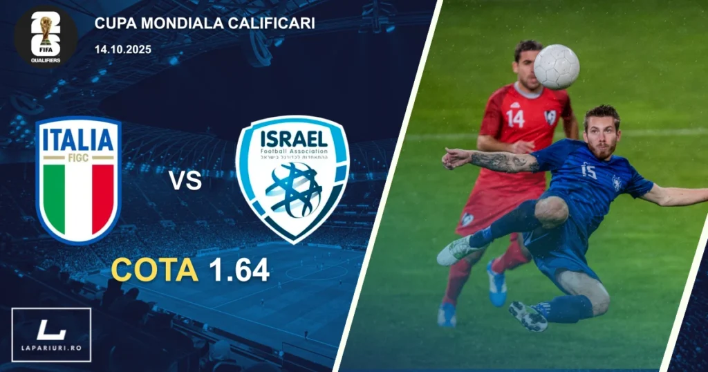 Italia - Israel ponturi pariuri fotbal 14.10.2025
