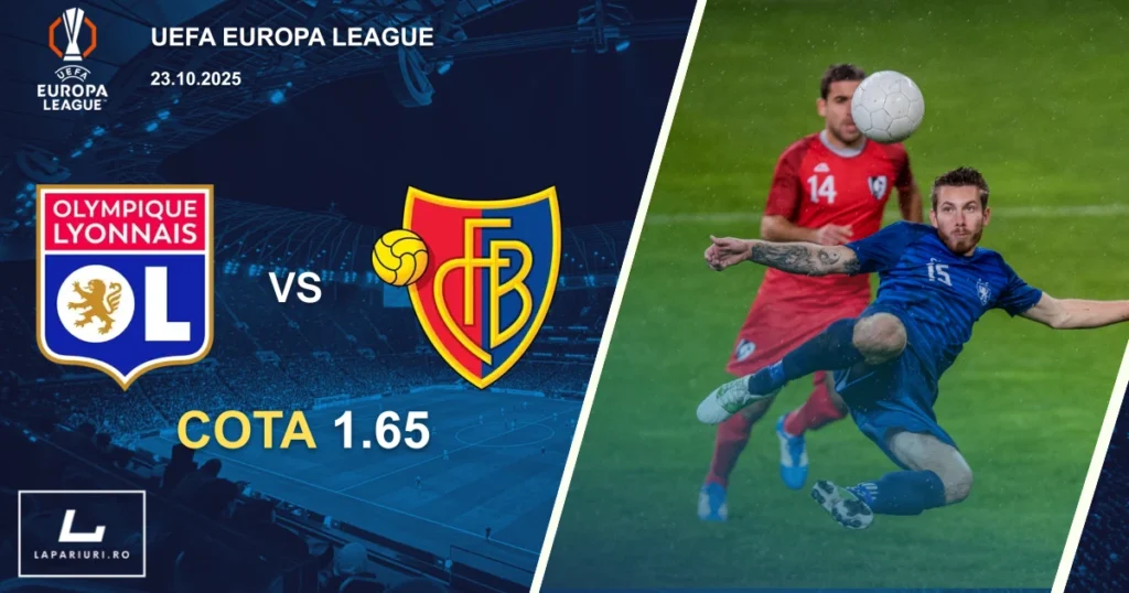 Lyon - Basel ponturi pariuri fotbal 23.10.2025