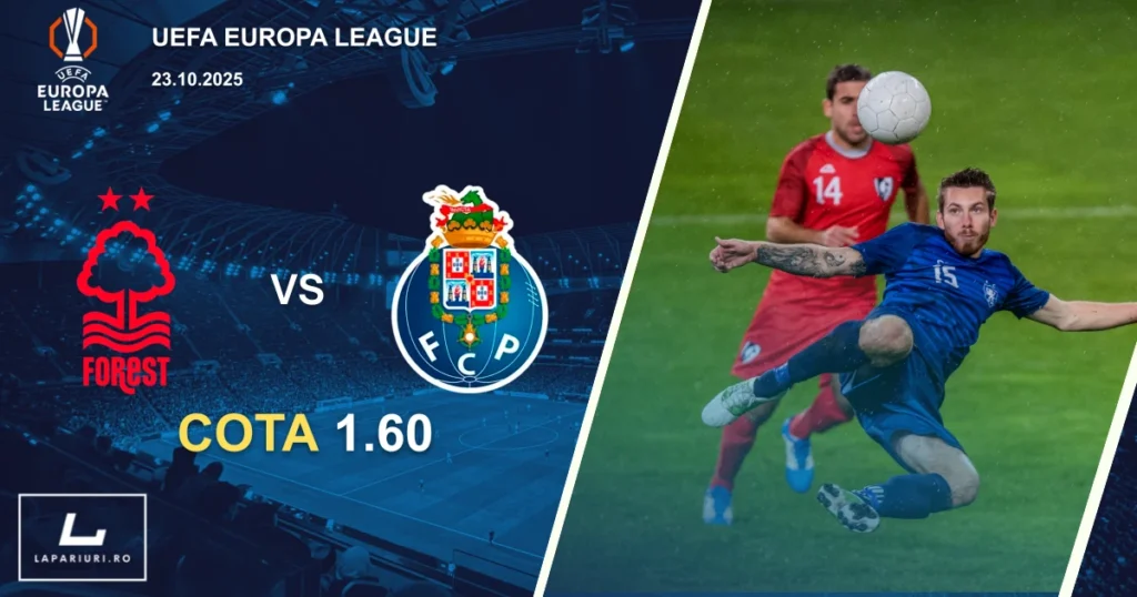 Nottingham Forest - FC Porto ponturi pariuri fotbal 23.10.2025