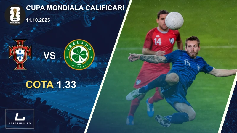 Portugalia - Irlanda ponturi pariuri fotbal 11.10.2025