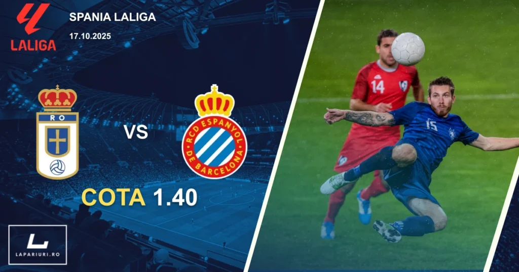 Real Oviedo - Espanyol ponturi pariuri fotbal 17.10.2025