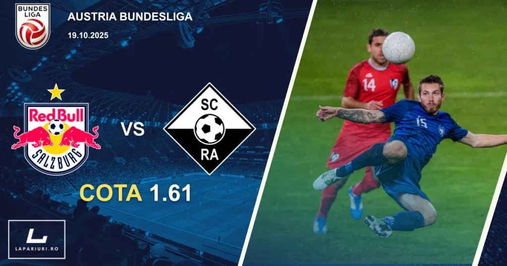 Red Bull Salzburg - SCR Altach ponturi pariuri fotbal 19.10.2025