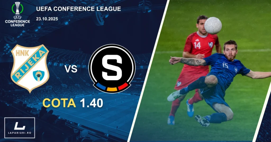 Rijeka - Sparta Prague ponturi pariuri fotbal 23.10.2025