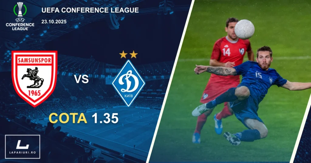 Samsunspor - Dynamo Kyiv ponturi pariuri fotbal 23.10.2025