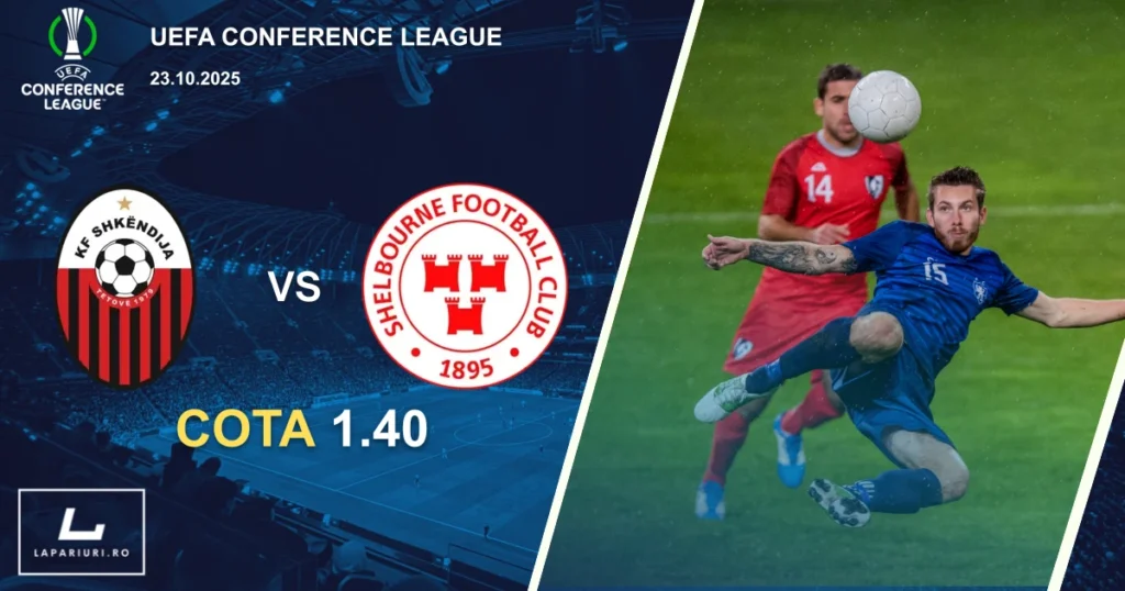 Shkendija - Shelbourne ponturi pariuri fotbal 23.10.2025