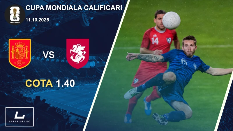 Spania - Georgia ponturi pariuri fotbal 11.10.2025
