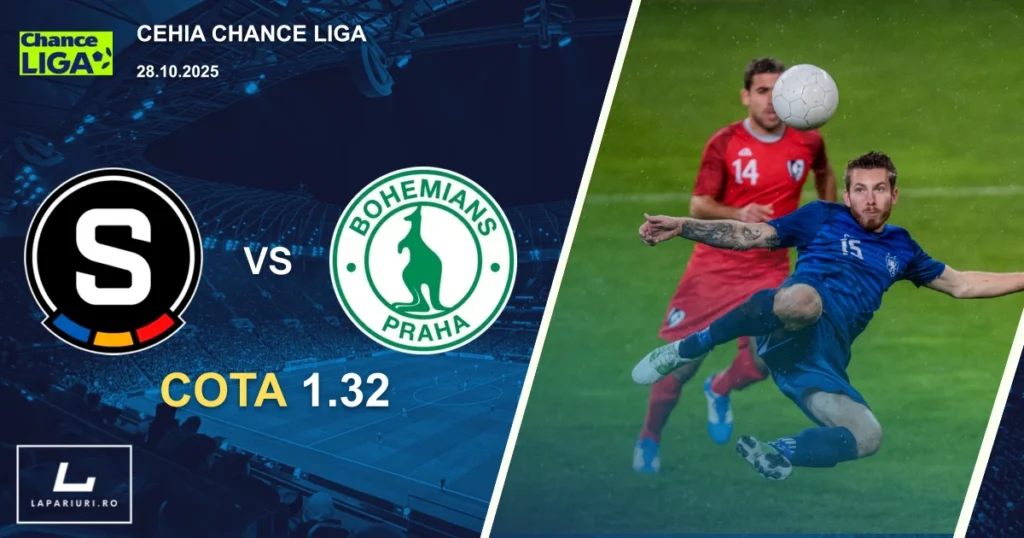 Sparta Prague - Bohemians 1905 ponturi pariuri fotbal 28.10.2025