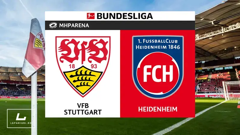 Stuttgart - FC Heidenheim ponturi pariuri fotbal 05.10.2025