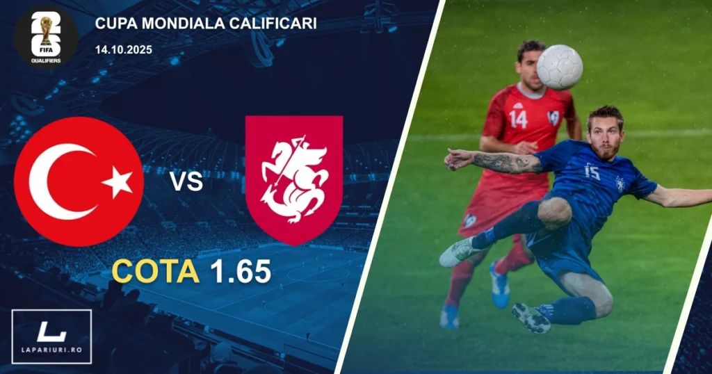 Turcia - Georgia ponturi pariuri fotbal 14.10.2025