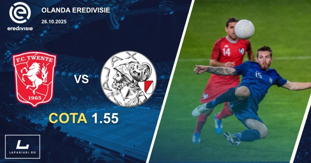 Twente - Ajax ponturi pariuri fotbal 26.10.2025