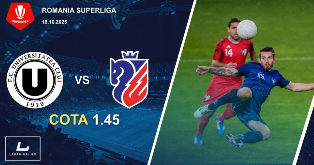 Universitatea Cluj - Botosani ponturi pariuri fotbal 18.10.2025