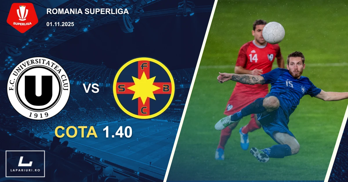 Universitatea Cluj_FCSB_ponturi_pariuri_fotbal_01112025