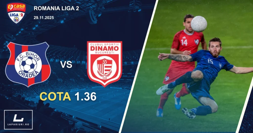 Bihor Oradea_CS Dinamo Bucuresti_ponturi_pariuri_fotbal_29112025