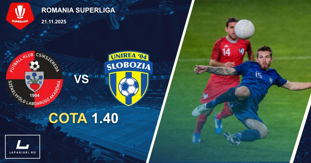 Csikszereda Miercurea Ciuc_Unirea Slobozia_ponturi_pariuri_fotbal_21112025
