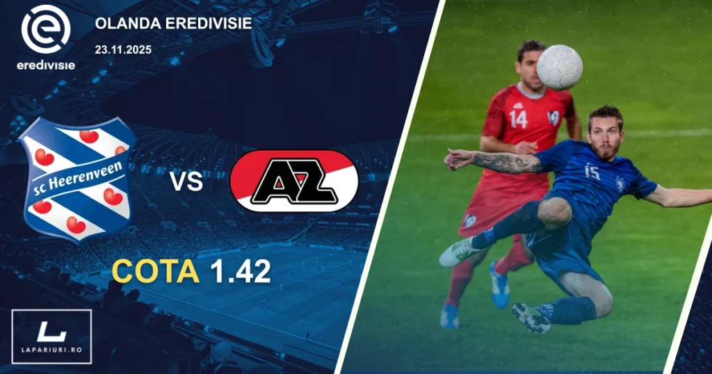 Heerenveen_AZ Alkmaar_ponturi_pariuri_fotbal_23112025