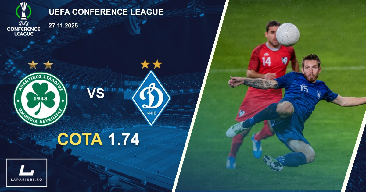 Omonia Nicosia_Dynamo Kyiv_ponturi_pariuri_fotbal_27112025