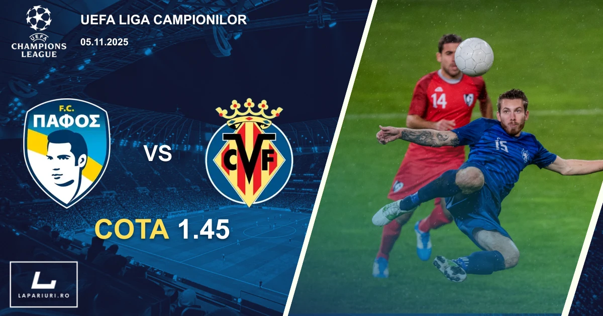 Pafos_Villarreal_ponturi_pariuri_fotbal_05112025
