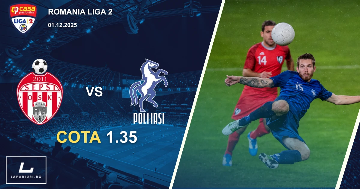 Sepsi OSK_Politehnica Iasi_ponturi_pariuri_fotbal_01122025