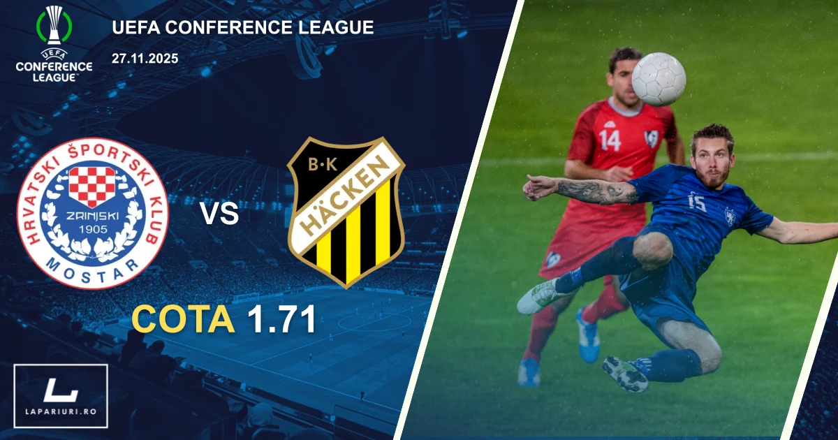Zrinjski Mostar_Hacken_ponturi_pariuri_fotbal_27112025