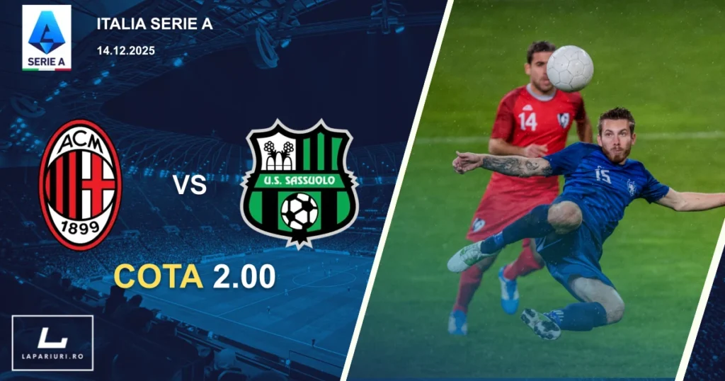 AC Milan_Sassuolo_ponturi_pariuri_fotbal_14122025