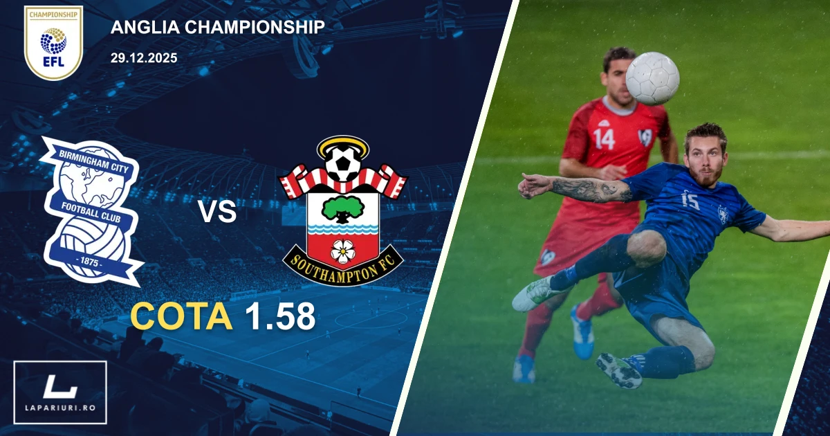 Birmingham City_Southampton_ponturi_pariuri_fotbal_29122025