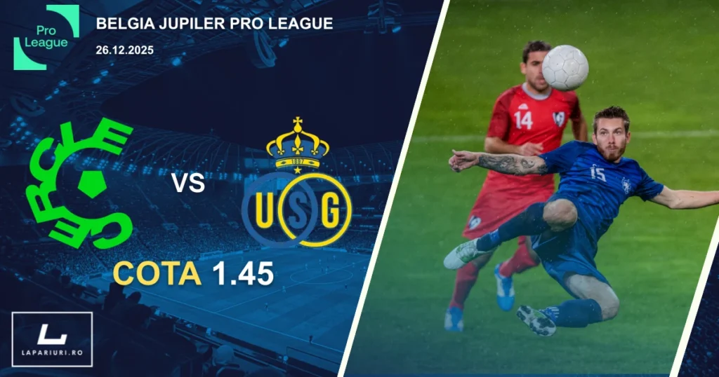 Cercle Brugge_Union Saint-Gilloise_ponturi_pariuri_fotbal_26122025